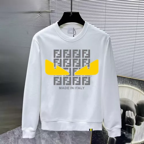 Wholesale Fendi Hoodies Long Sleeved For Men #1293956 $48.00 USD, Wholesale Quality Replica Fendi Hoodies