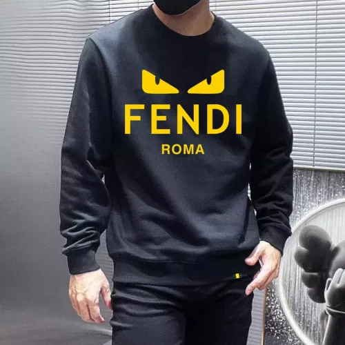 Replica Fendi Hoodies Long Sleeved For Men #1293985 $48.00 USD for Wholesale