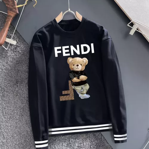 Wholesale Fendi Hoodies Long Sleeved For Men #1294045 $48.00 USD, Wholesale Quality Replica Fendi Hoodies