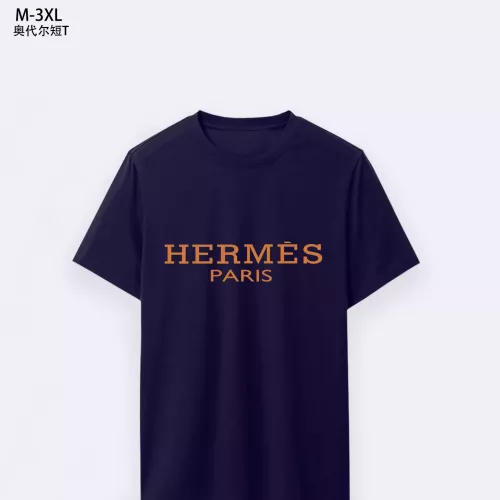 Wholesale Hermes T-Shirts Short Sleeved For Men #1294073 $25.00 USD, Wholesale Quality Replica Hermes T-Shirts