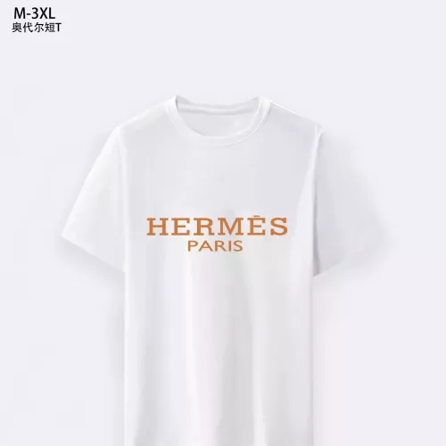 Wholesale Hermes T-Shirts Short Sleeved For Men #1294074 $25.00 USD, Wholesale Quality Replica Hermes T-Shirts