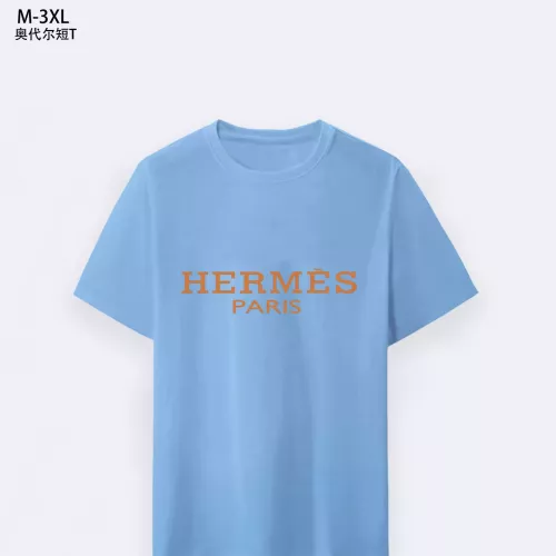 Wholesale Hermes T-Shirts Short Sleeved For Men #1294075 $25.00 USD, Wholesale Quality Replica Hermes T-Shirts