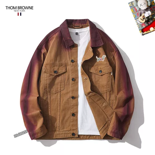 Wholesale Thom Browne Jackets Long Sleeved For Unisex #1294089 $68.00 USD, Wholesale Quality Replica Thom Browne Jackets