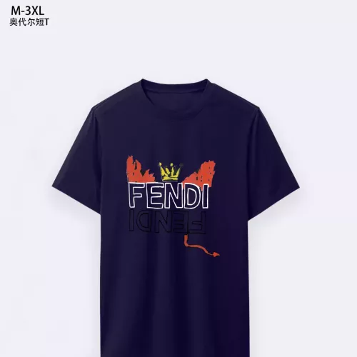 Wholesale Fendi T-Shirts Short Sleeved For Men #1294093 $25.00 USD, Wholesale Quality Replica Fendi T-Shirts