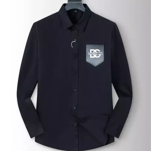 Wholesale Dolce &amp; Gabbana D&amp;G Shirts Long Sleeved For Men #1294238 $40.00 USD, Wholesale Quality Replica Dolce &amp; Gabbana D&amp;G Shirts