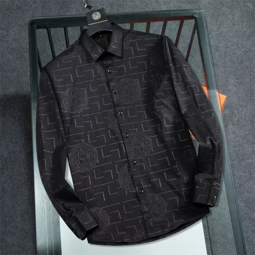 Wholesale Versace Shirts Long Sleeved For Men #1294280 $48.00 USD, Wholesale Quality Replica Versace Shirts