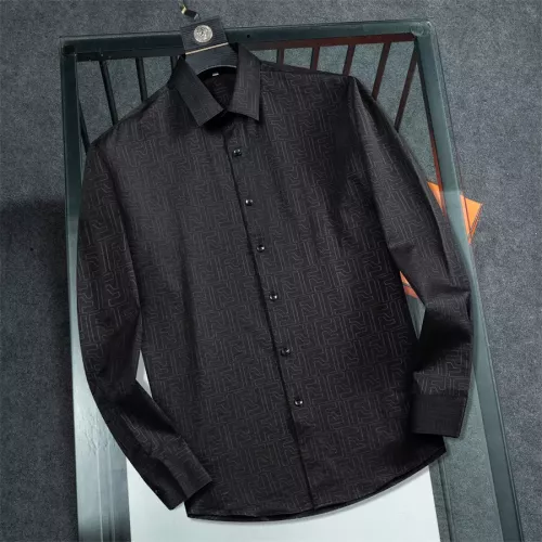 Wholesale Fendi Shirts Long Sleeved For Men #1294282 $48.00 USD, Wholesale Quality Replica Fendi Shirts