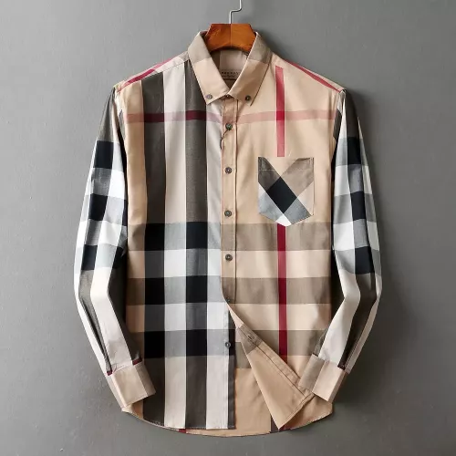 Wholesale Burberry Shirts Long Sleeved For Men #1294317 $39.00 USD, Wholesale Quality Replica Burberry Shirts