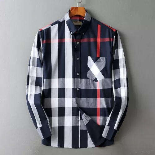 Wholesale Burberry Shirts Long Sleeved For Men #1294319 $39.00 USD, Wholesale Quality Replica Burberry Shirts