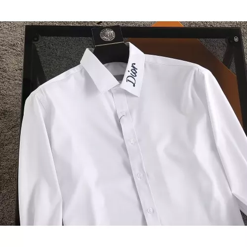 Replica Christian Dior Shirts Long Sleeved For Men #1294339 $40.00 USD for Wholesale