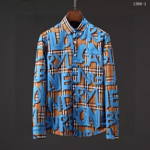 Wholesale Burberry Shirts Long Sleeved For Men #1294343 $52.00 USD, Wholesale Quality Replica Burberry Shirts