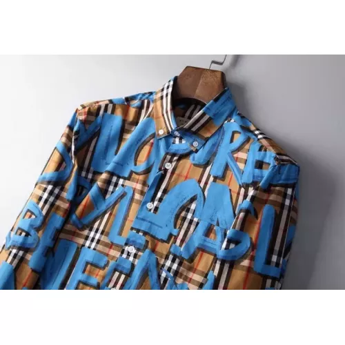 Replica Burberry Shirts Long Sleeved For Men #1294343 $52.00 USD for Wholesale