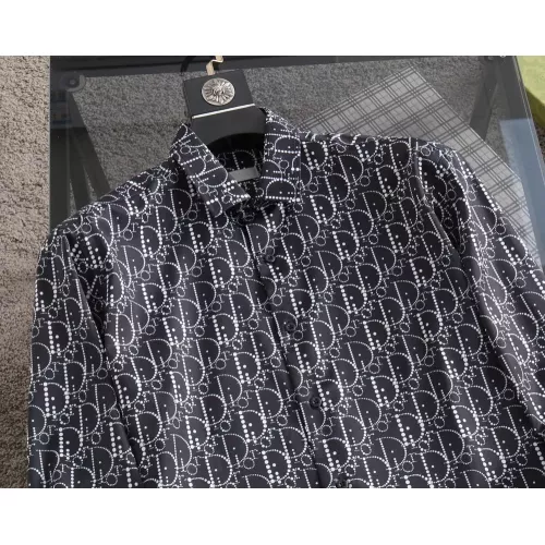 Replica Christian Dior Shirts Long Sleeved For Men #1294362 $52.00 USD for Wholesale