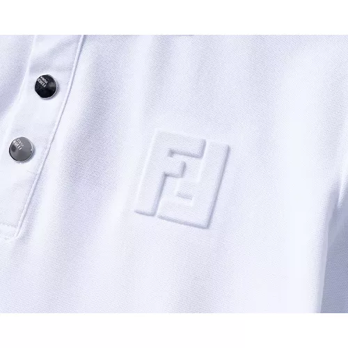 Replica Fendi T-Shirts Short Sleeved For Men #1294371 $27.00 USD for Wholesale