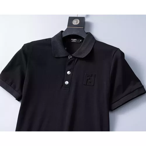 Replica Fendi T-Shirts Short Sleeved For Men #1294374 $27.00 USD for Wholesale