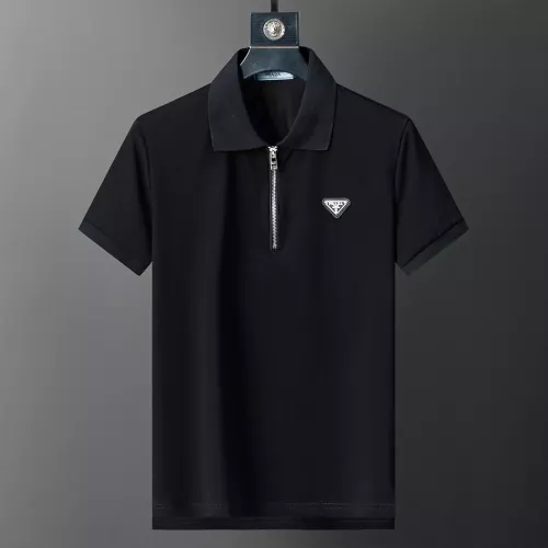 Wholesale Prada T-Shirts Short Sleeved For Men #1294381 $27.00 USD, Wholesale Quality Replica Prada T-Shirts