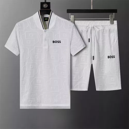 Wholesale Boss Tracksuits Short Sleeved For Men #1294483 $45.00 USD, Wholesale Quality Replica Boss Tracksuits