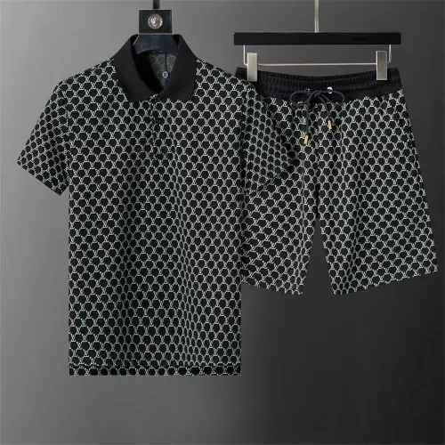 Wholesale Louis Vuitton LV Tracksuits Short Sleeved For Men #1294488 $45.00 USD, Wholesale Quality Replica Louis Vuitton LV Tracksuits