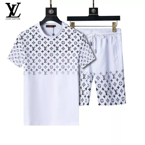 Wholesale Louis Vuitton LV Tracksuits Short Sleeved For Men #1294492 $48.00 USD, Wholesale Quality Replica Louis Vuitton LV Tracksuits