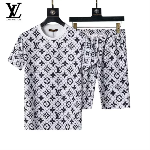 Wholesale Louis Vuitton LV Tracksuits Short Sleeved For Men #1294519 $48.00 USD, Wholesale Quality Replica Louis Vuitton LV Tracksuits