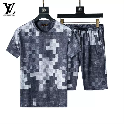 Wholesale Louis Vuitton LV Tracksuits Short Sleeved For Men #1294522 $48.00 USD, Wholesale Quality Replica Louis Vuitton LV Tracksuits