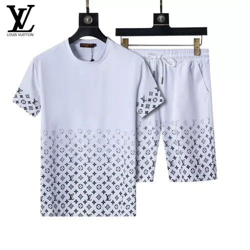 Wholesale Louis Vuitton LV Tracksuits Short Sleeved For Men #1294523 $48.00 USD, Wholesale Quality Replica Louis Vuitton LV Tracksuits