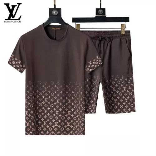 Wholesale Louis Vuitton LV Tracksuits Short Sleeved For Men #1294524 $48.00 USD, Wholesale Quality Replica Louis Vuitton LV Tracksuits