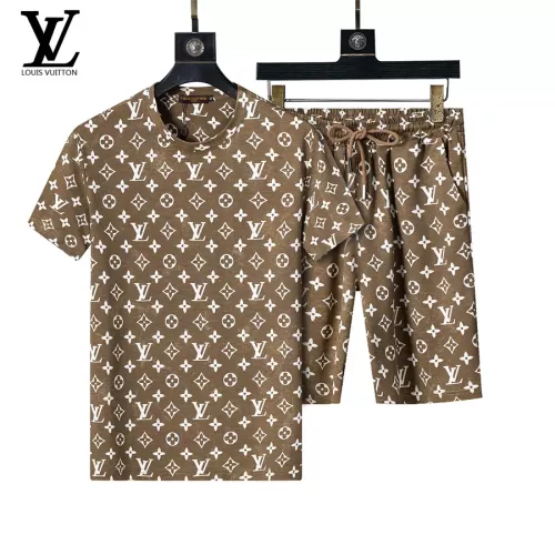 Wholesale Louis Vuitton LV Tracksuits Short Sleeved For Men #1294528 $48.00 USD, Wholesale Quality Replica Louis Vuitton LV Tracksuits