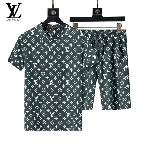 Wholesale Louis Vuitton LV Tracksuits Short Sleeved For Men #1294530 $48.00 USD, Wholesale Quality Replica Louis Vuitton LV Tracksuits