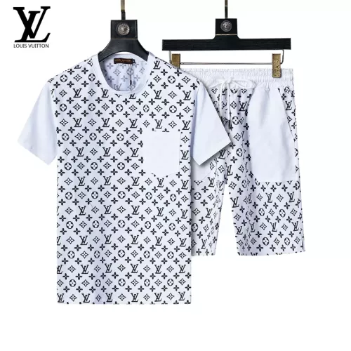 Wholesale Louis Vuitton LV Tracksuits Short Sleeved For Men #1294531 $48.00 USD, Wholesale Quality Replica Louis Vuitton LV Tracksuits