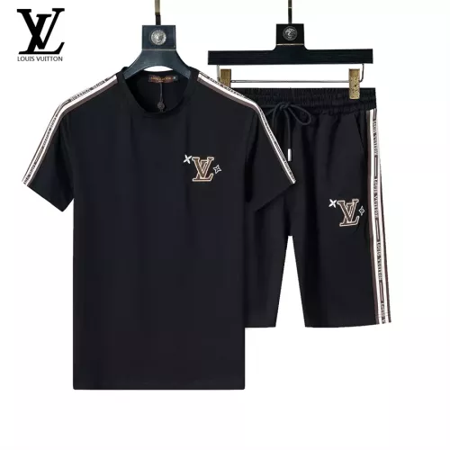 Wholesale Louis Vuitton LV Tracksuits Short Sleeved For Men #1294537 $48.00 USD, Wholesale Quality Replica Louis Vuitton LV Tracksuits