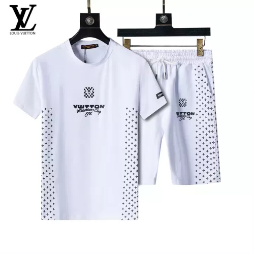 Wholesale Louis Vuitton LV Tracksuits Short Sleeved For Men #1294540 $48.00 USD, Wholesale Quality Replica Louis Vuitton LV Tracksuits