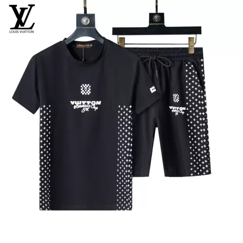 Wholesale Louis Vuitton LV Tracksuits Short Sleeved For Men #1294541 $48.00 USD, Wholesale Quality Replica Louis Vuitton LV Tracksuits