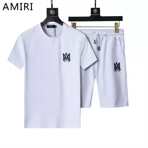 Wholesale Amiri Tracksuits Short Sleeved For Men #1294542 $48.00 USD, Wholesale Quality Replica Amiri Tracksuits