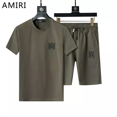 Wholesale Amiri Tracksuits Short Sleeved For Men #1294543 $48.00 USD, Wholesale Quality Replica Amiri Tracksuits