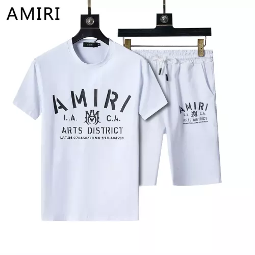 Wholesale Amiri Tracksuits Short Sleeved For Men #1294545 $48.00 USD, Wholesale Quality Replica Amiri Tracksuits