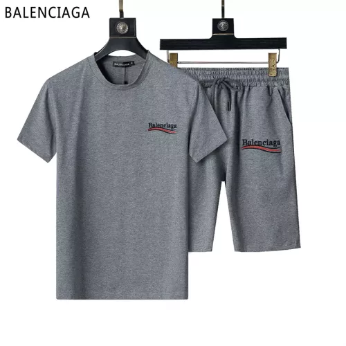 Wholesale Balenciaga Fashion Tracksuits Short Sleeved For Men #1294586 $48.00 USD, Wholesale Quality Replica Balenciaga Fashion Tracksuits