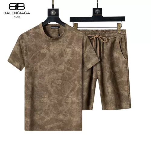 Wholesale Balenciaga Fashion Tracksuits Short Sleeved For Men #1294589 $48.00 USD, Wholesale Quality Replica Balenciaga Fashion Tracksuits