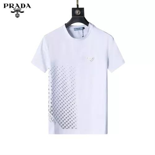 Replica Prada Tracksuits Short Sleeved For Men #1294635 $48.00 USD for Wholesale