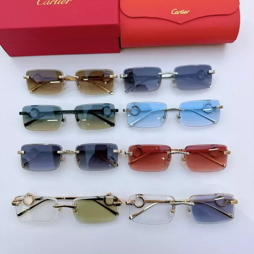 Replica Cartier AAA Quality Sunglassess #1294664 $60.00 USD for Wholesale