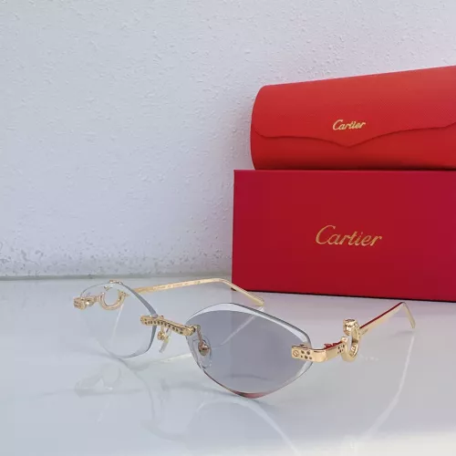 Wholesale Cartier AAA Quality Sunglassess #1294676 $60.00 USD, Wholesale Quality Replica Cartier AAA Quality Sunglassess