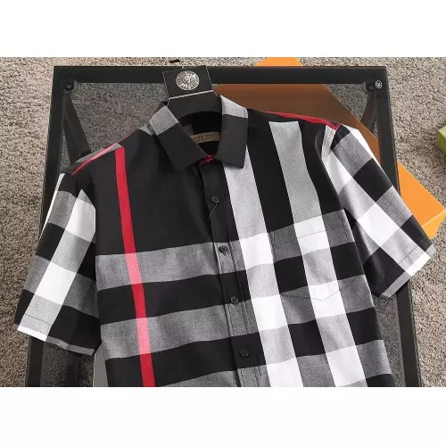 Replica Burberry Shirts Short Sleeved For Men #1294740 $38.00 USD for Wholesale