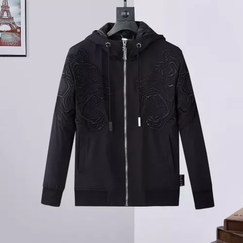 Wholesale Philipp Plein PP Jackets Long Sleeved For Men #1294754 $85.00 USD, Wholesale Quality Replica Philipp Plein PP Jackets