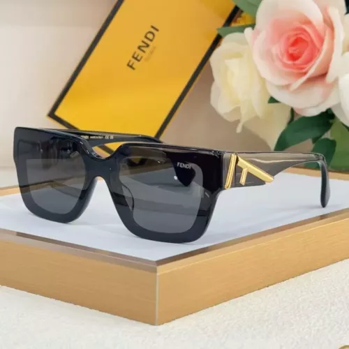 Wholesale Fendi AAA Quality Sunglasses #1295007 $60.00 USD, Wholesale Quality Replica Fendi AAA Quality Sunglasses