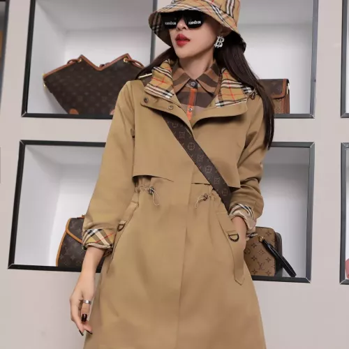 Wholesale Burberry Trench Coat Long Sleeved For Women #1295269 $160.00 USD, Wholesale Quality Replica Burberry Trench Coat