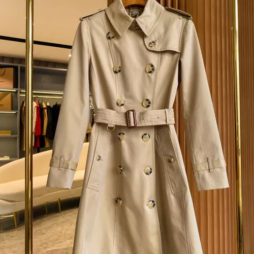 Wholesale Burberry Trench Coat Long Sleeved For Women #1295286 $170.00 USD, Wholesale Quality Replica Burberry Trench Coat