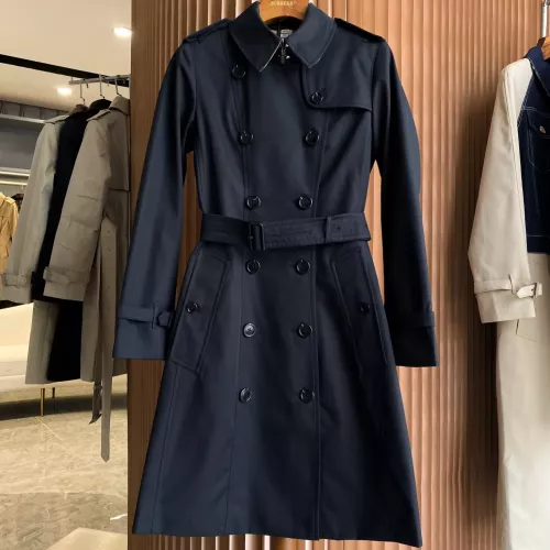 Wholesale Burberry Trench Coat Long Sleeved For Women #1295287 $170.00 USD, Wholesale Quality Replica Burberry Trench Coat