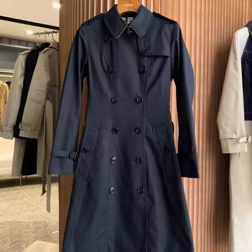 Replica Burberry Trench Coat Long Sleeved For Women #1295287 $170.00 USD for Wholesale