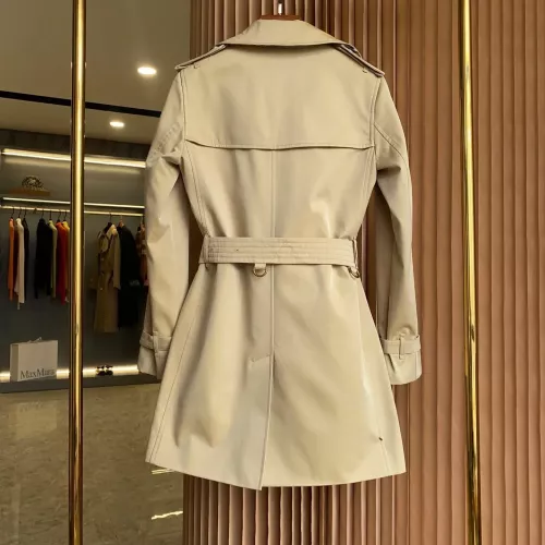 Replica Burberry Trench Coat Long Sleeved For Women #1295296 $160.00 USD for Wholesale