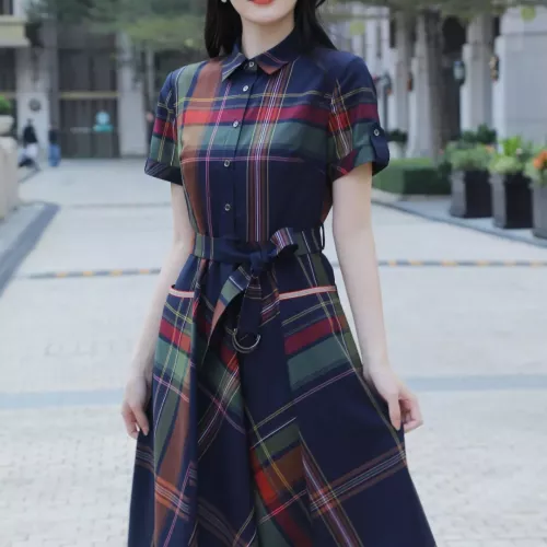 Wholesale Burberry Dresses Short Sleeved For Women #1295319 $96.00 USD, Wholesale Quality Replica Burberry Dresses